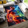 Messi Customizable Name Floor Rug Office Rug Design for Living Rooms Game Room Study room Foyer Antislip Carpet Office home decor
