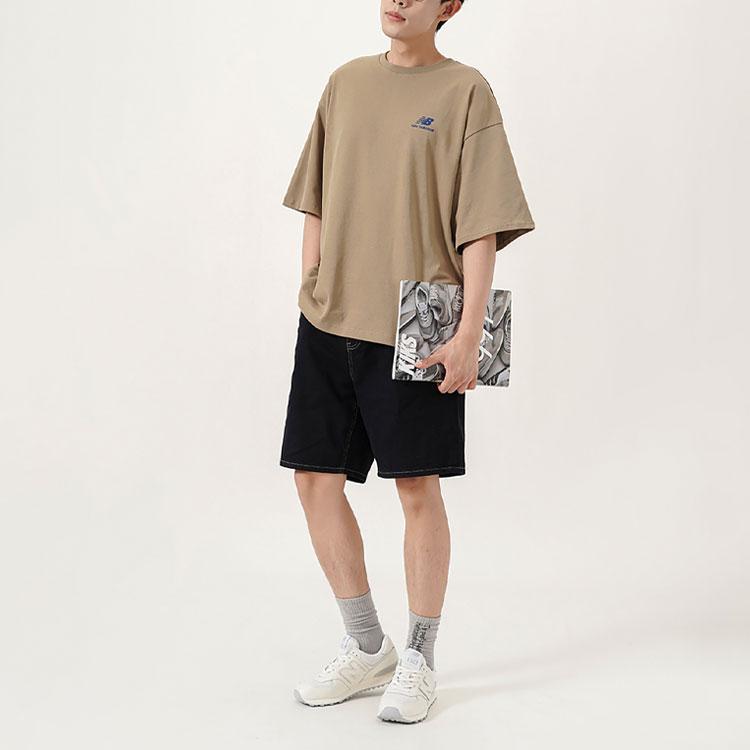 New Balance Футболка мужская Хаки AMT22391-INC