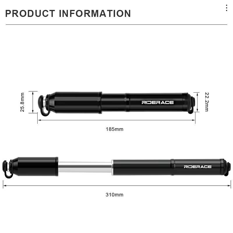 Велосипедный насос Портативный мини велосипедный ручной воздушный насос высокого давления для горного велосипеда MTB шоссейный велосипедный насос для накачивания шин клапан Schrader Presta