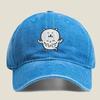 Muscular Bear Illustration Fashion Washed Baseball Cap Hat Outdoor Activities