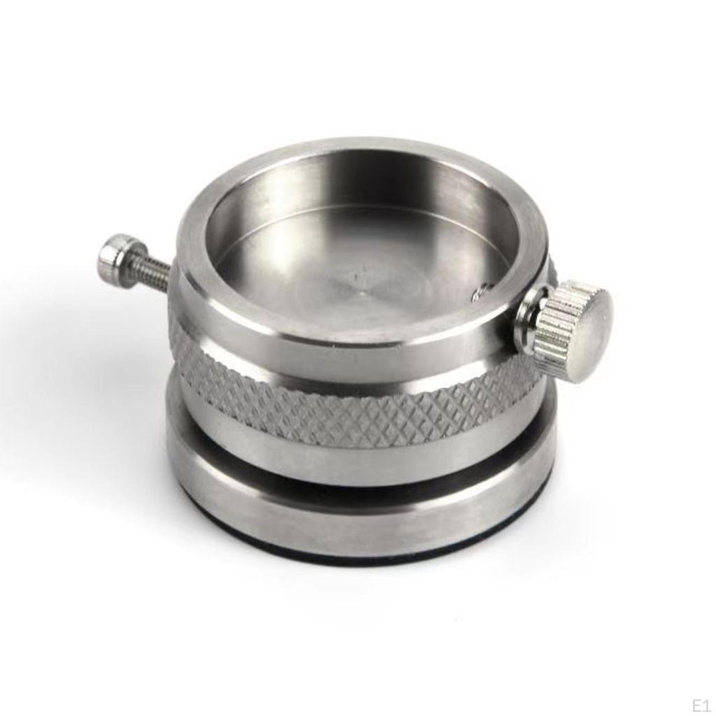 Держатель часового механизма с вращающимся основанием из нержавеющей стали, прочное сиденье для инструмента для ремонта