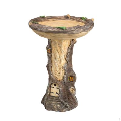 Кормушка из смолы, садовая чаша для ванны для птиц, скульптура, забор, купальня для птиц, палуба, дом на дереве, статуя, статуэтка для