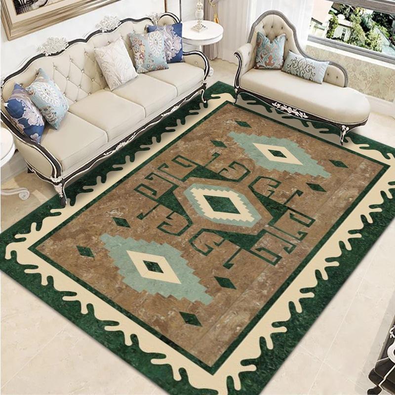 Ковер в этническом стиле, ретро персидский стиль, коврик для пола под диван в гостиной, ковер для дома, придверный коврик