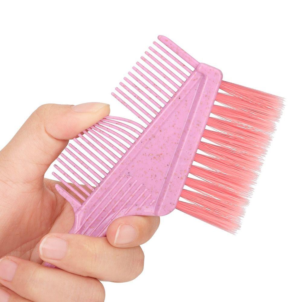 6Pcs 4 Colors Hair Dye Tools Set Hairdressing Mixing Bowl Brush Set for Stylist