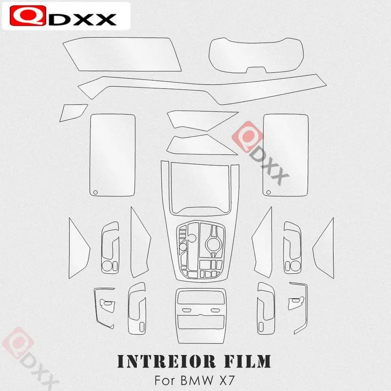 Car Interior Protective Film Central Console Navigation Display Gear Screen Protector Self Healing Sticker for BMW X7 G07 2019