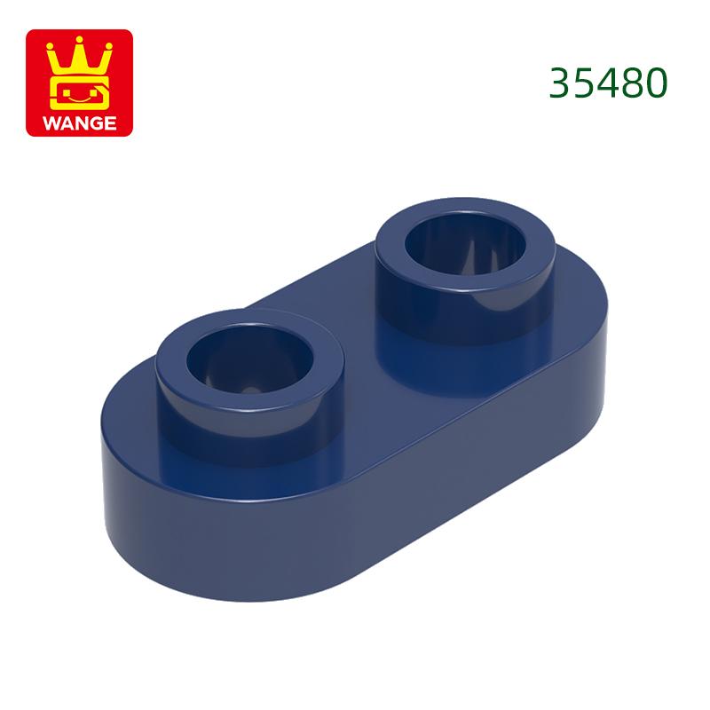 Нетоксичный 370 шт./лот 35480 Круглый 1x2 Открытый штырек Короткий круглый с 2 отверстиями Блок Moc Цветные Аксессуары Совместимые с Кирпичиком DIY Игрушки