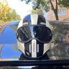 Ретро Полнолицевой Мотошлем С Дизайном Пятачка Светостойкий Стеклопластиковый Корпус Всесезонный Для Взрослых Круизера Езды