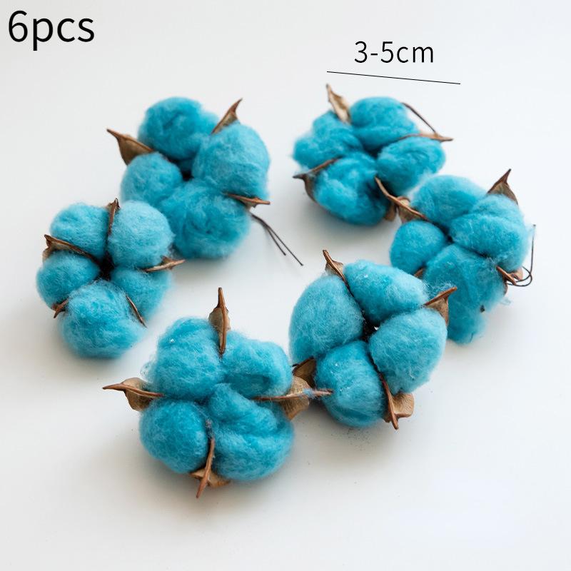 10 шт. Хлопковая головка Натуральный сушеный цветок Искусственный цветок Хлопок Домашний Рождественский декор DIY букет из сушеного хлопка цветочная композиция