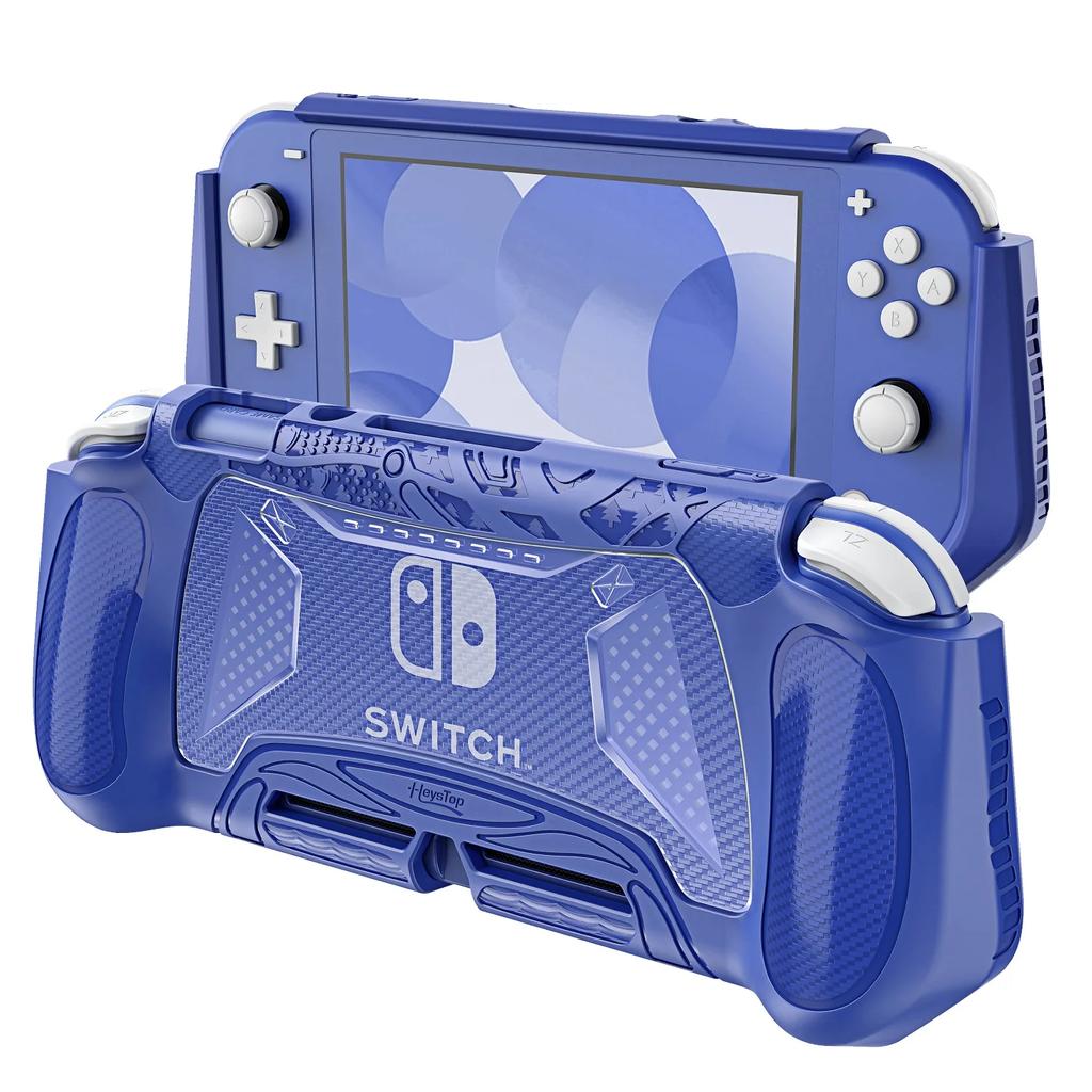 Защитный чехол для Nintendo Switch Lite с хранилищем игровых карт Чехол-держатель для Switch Lite, устойчивый к царапинам и скольжению, устойчивый к падениям