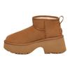 UGG Классические Ультра Мини Ботинки New Heights Каштановые Женские Кроссовки Коричневые 1158311-CHE