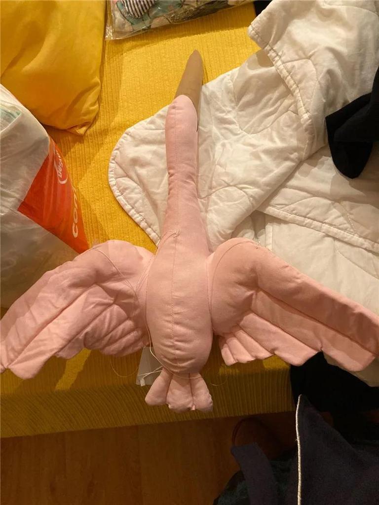 Креативный настенный лебедь плюшевая мягкая кукла тканевая семейная спальня детская комната декор подвесные украшения детская успокаивающая подушка