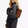 COACH Calfskin Shoulder Bag, Crossbody Bag, Handbag Small Women's Brass CCY31-B4WBR