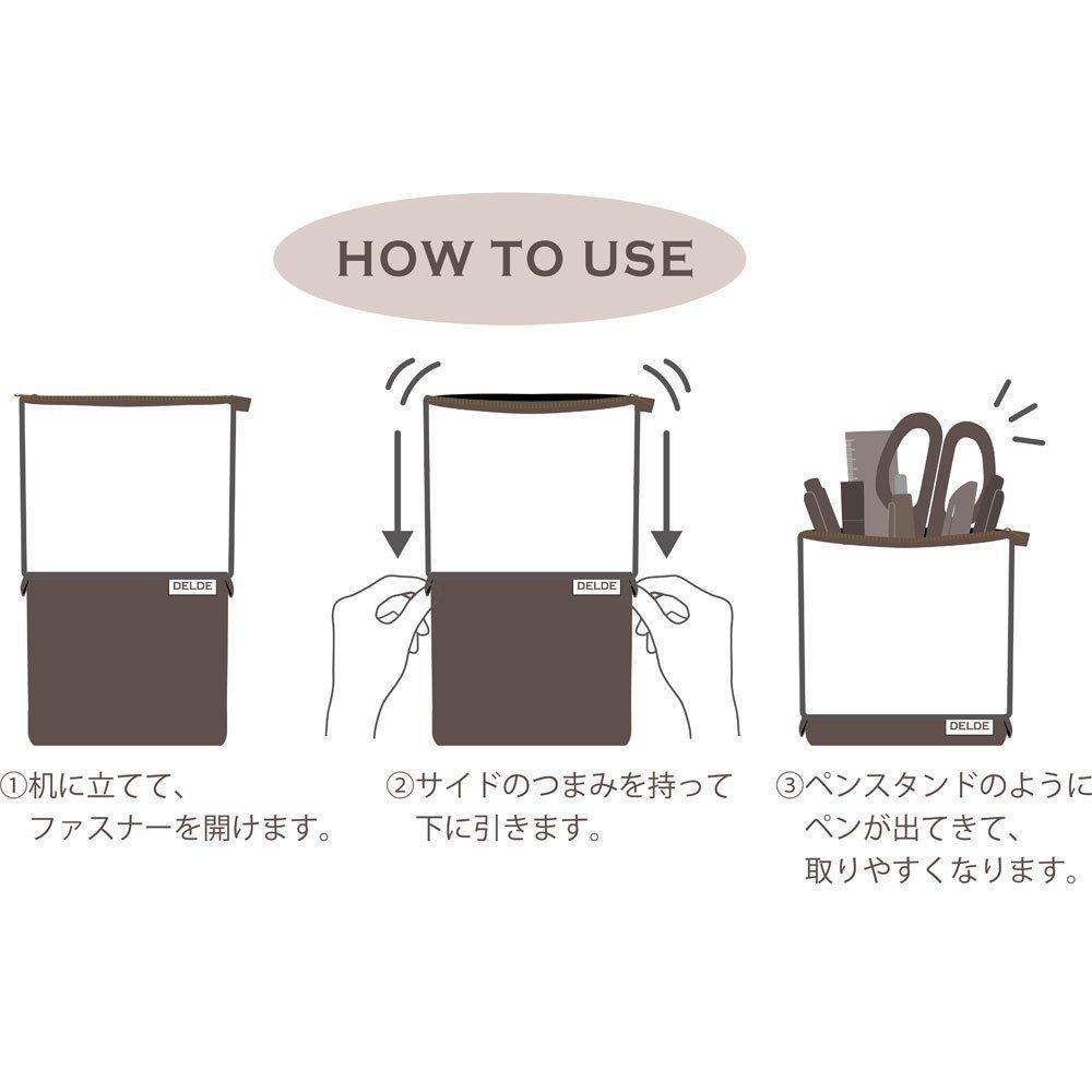 Sunstar Stationery Cosmetic Delde Happy Sakura S3791483 Pouch, Spring, Pink,