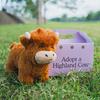 Highland Cow Plush Doll Cute Fluffy Hair Yak Plushies Ornament Simulation Kyloe Plush Toy Farm Animal Stuffed Nordic Highland Cattle Doll Home