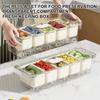 Detachable Refrigerator Storage Box Transparent Fridge Fruit Box Multifunction Fresh Iced Box
