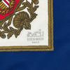 HERMES Calle 90 scarf blue Women used