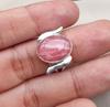 Rhodochrosite Ring: 925 Sterling Silver Handmade Gemstone Jewelry