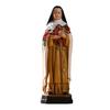 Diyalo Catholic Holy Patrons Protectors St.Rita Saint Statue Resin Nun Holding Flowers Figurine Collection Religious Decoration
