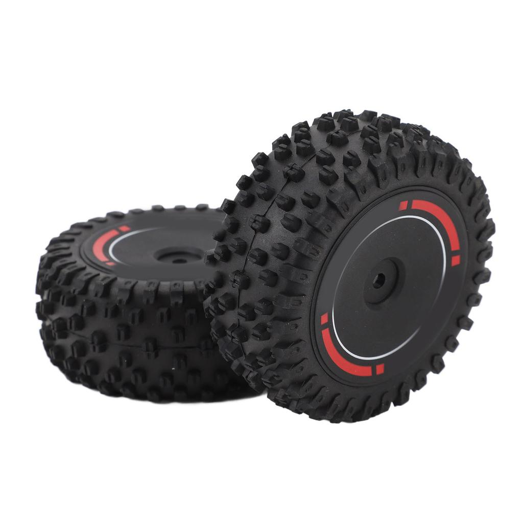 2 шт. Задняя шина для радиоуправляемой машинки, хорошее сцепление, противоскользящая резиновая задняя шина, замена для WLTOYS 124010