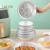 10Pcs Pie Foil Pan Heat-resistant Baking Disposable Useful Freezer Safe Foil Pan for Barbecue