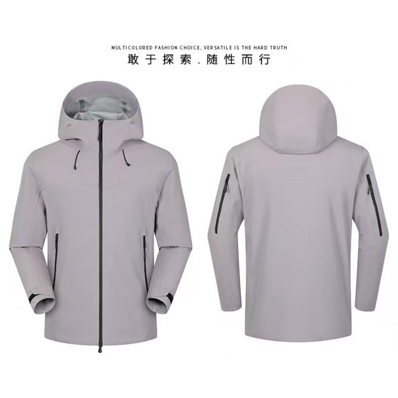 Mens Womens Waterproof Breathable Outdoor Jacket With Removable Down Liner Hiking Climbing Camping
