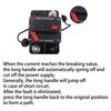 50 Amp In-Line 12V-48V DC Circuit Breaker For Car RV Audio Video Overload Fuse