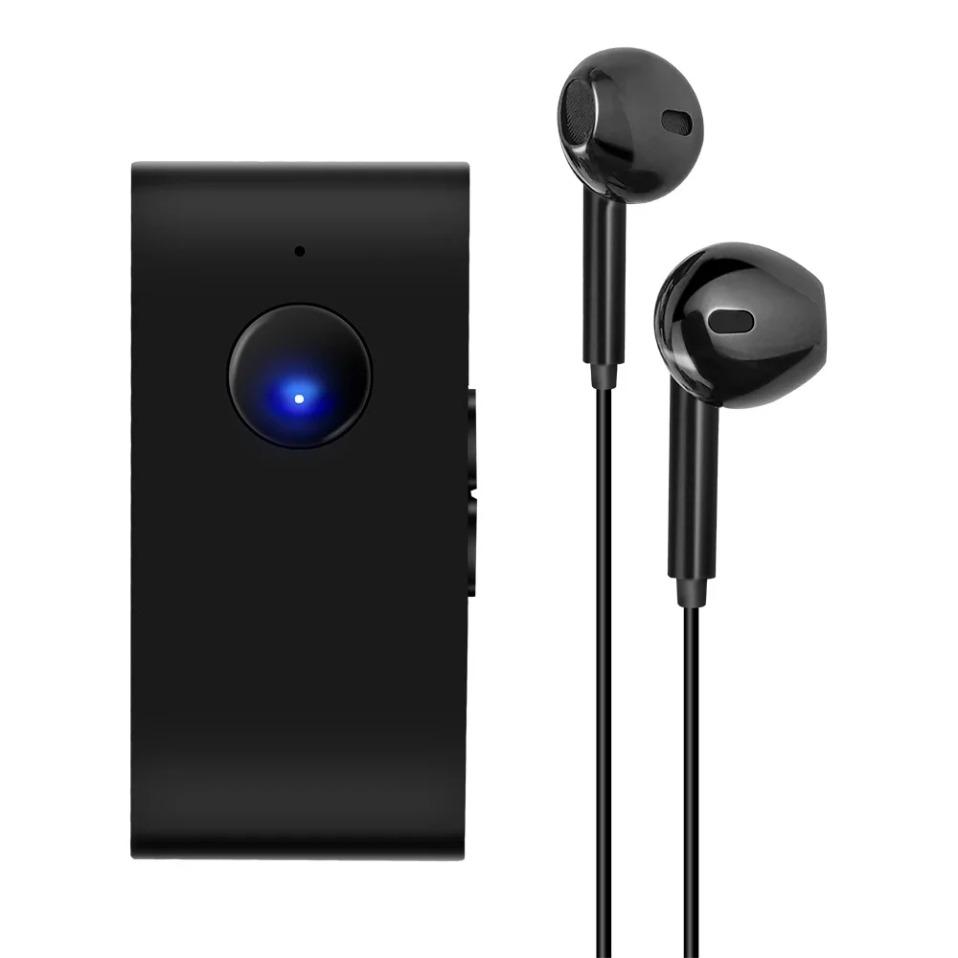 Беспроводной аудиоадаптер 3,5 мм Приемник Шумоподавление Музыка Совместимость с Bluetooth 6.0 Поддержка проводных наушниковХороший продукт