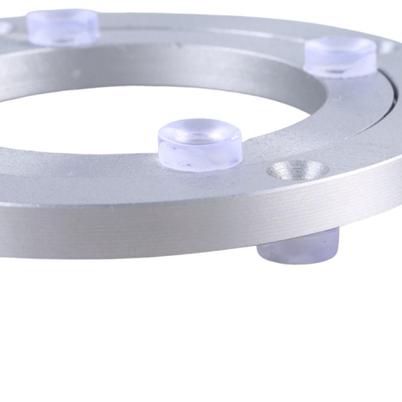 Swivels Platform Style Rotating Tray Revolving Disc for 20-25cm Glass Tabletop
