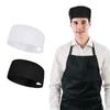 Adjutable Strap Chef Flat Top Caps WIth Mesh Top Chef Hat Breathable Sushi Cap  Coffee Shop