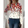 Women's T Shirt Tee Long Sleeve Crew Neck White Summer Spring