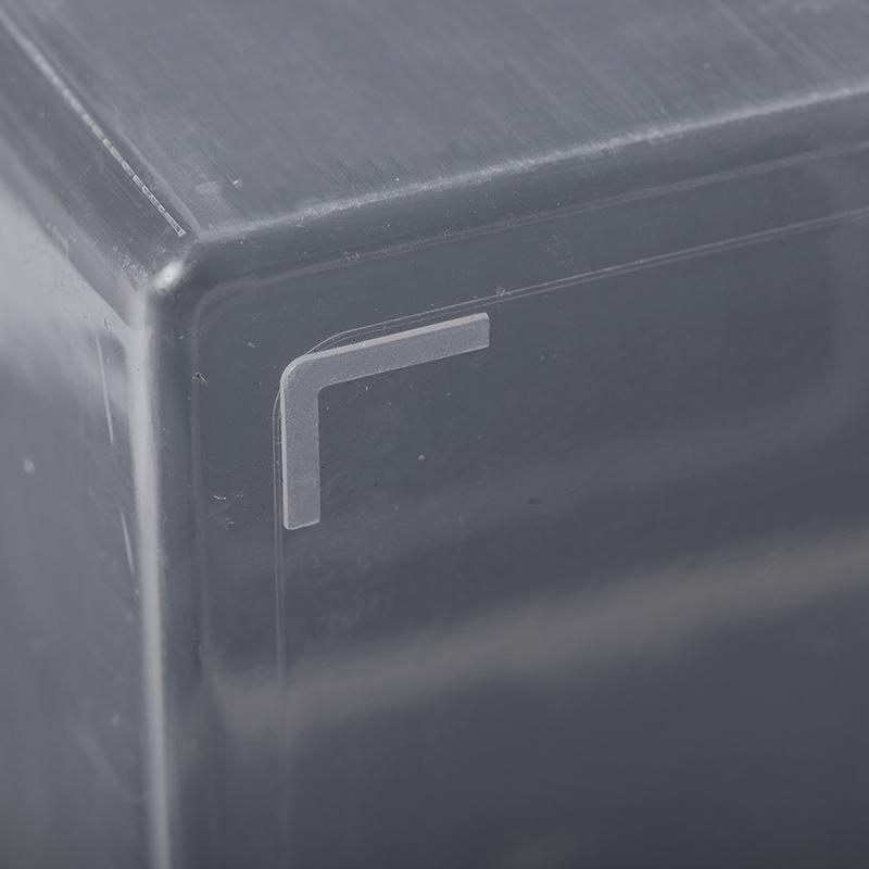 Прозрачный ящик для хранения с крышкой для ювелирных изделий, канцелярских принадлежностей, головных уборов, прямоугольный чехол для коллекции, универсальный домашний органайзер, коробка