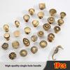 1Pcs Single Hole Cabinet Handle Vintage Door Handle Pulls Antique Drawer Knob  Furniture Accessory
