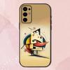 Art Wassily Kandinsky Phone Case For Samsung S24,S21,S22,S23,S30,Ultra,S20,Plus,Fe,Lite,Note,10,9,5G Black Soft Shell
