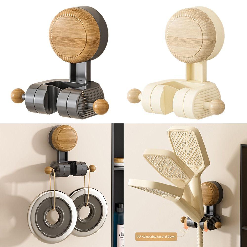 Suction Cup Type Wall Mounted Showerhead Holder Free Punching Sprayer Support  Bathroom Home