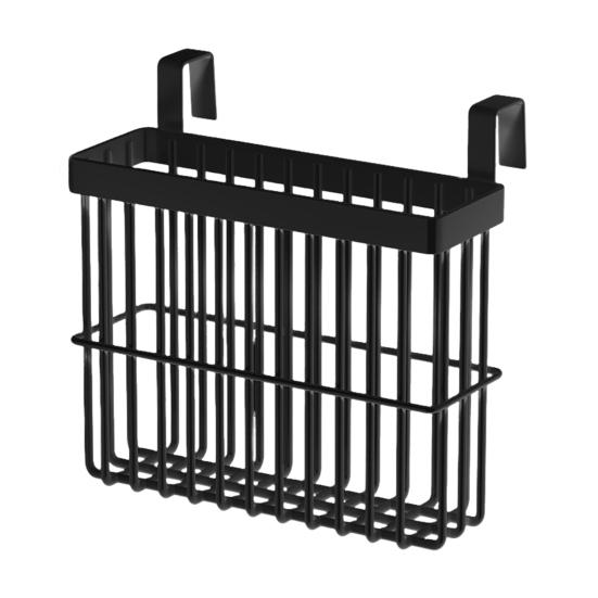 Подвесная корзина за дверью Органайзер для дверцы кухонного шкафа Настенная самоклеящаяся корзина для хранения