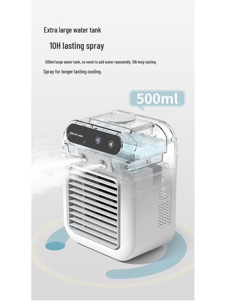 Portable USB Mini Humidifier & Air Cooling Fan