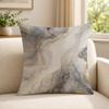 art abstract art with golden marble texture Cushion Cover Soft Short Plush SkinFriendly Cushion Case for MultiScene Use