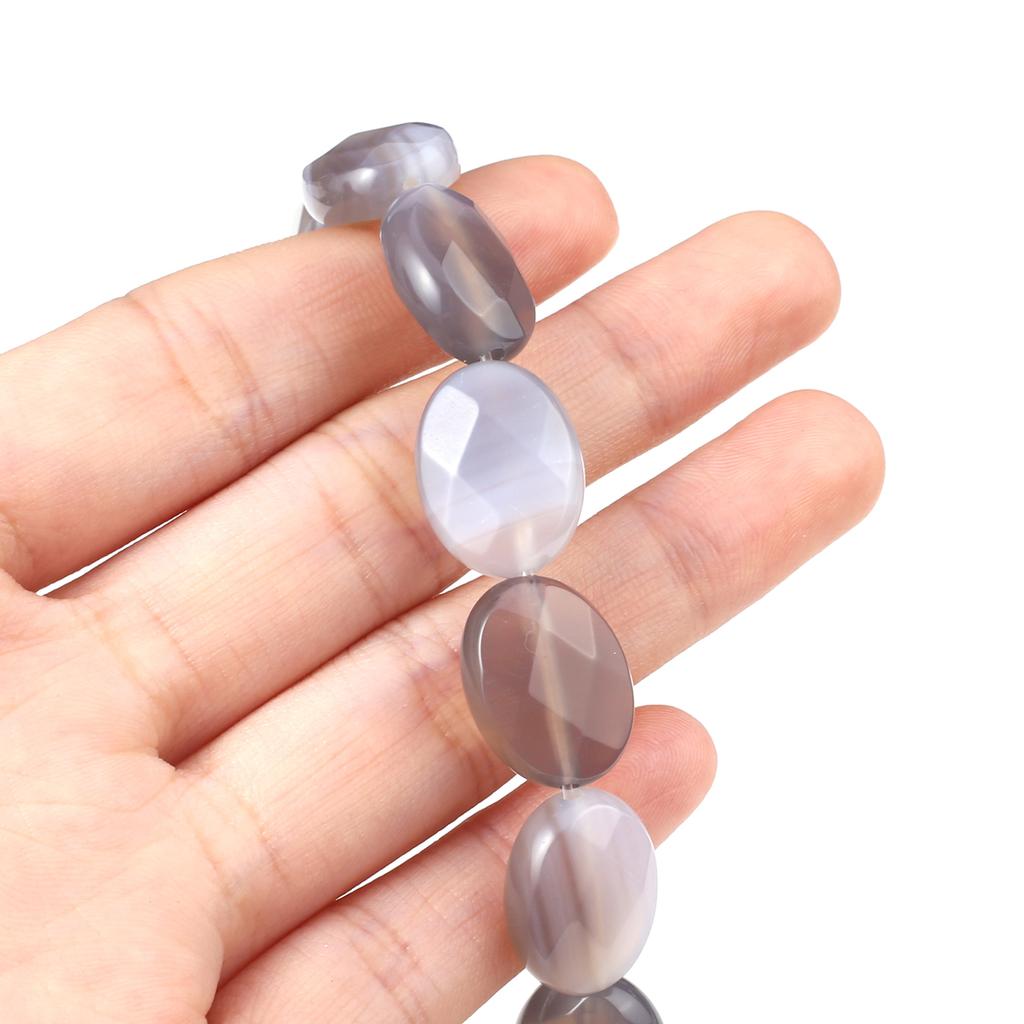 Бусины из натурального камня опал/агат/малахит овальные граненые бусины для изготовления ювелирных изделий DIY ожерелье браслет серьги аксессуар