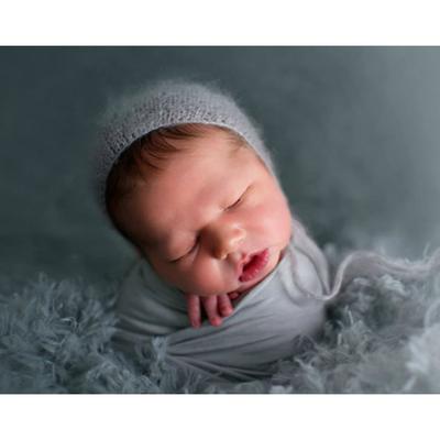 Мягкое однотонное одеяло, обертка для фотосессии, реквизит для новорожденных детей