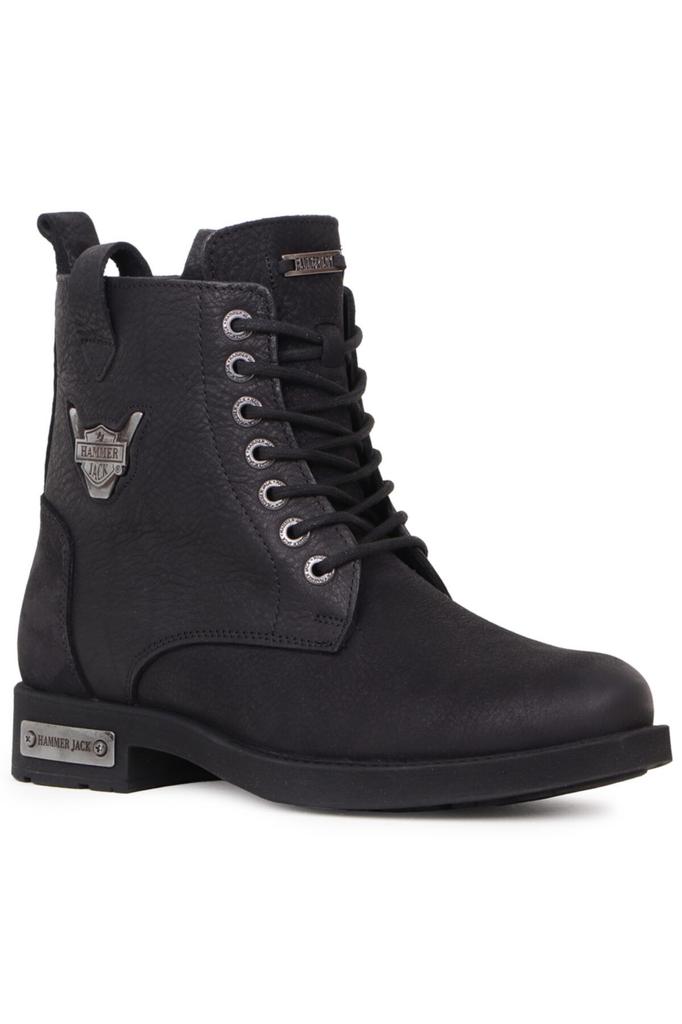 Men's Fashion Genuine Leather Flat Heeled Booties Bootie Zipper Boots Shoes