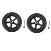 2 шт. Колеса для инвалидной коляски Замена 8 дюймов ПУ Литые Металлический Подшипник Колеса для электрической инвалидной коляски Черные