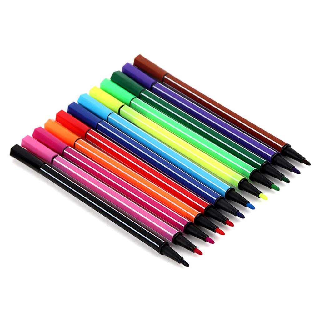 Детские цветные карандаши для рисования с мягкой головкой-кистью 12 цветов ручка на водной основе детская кисточка для рисования цветной карандаш 2 мл