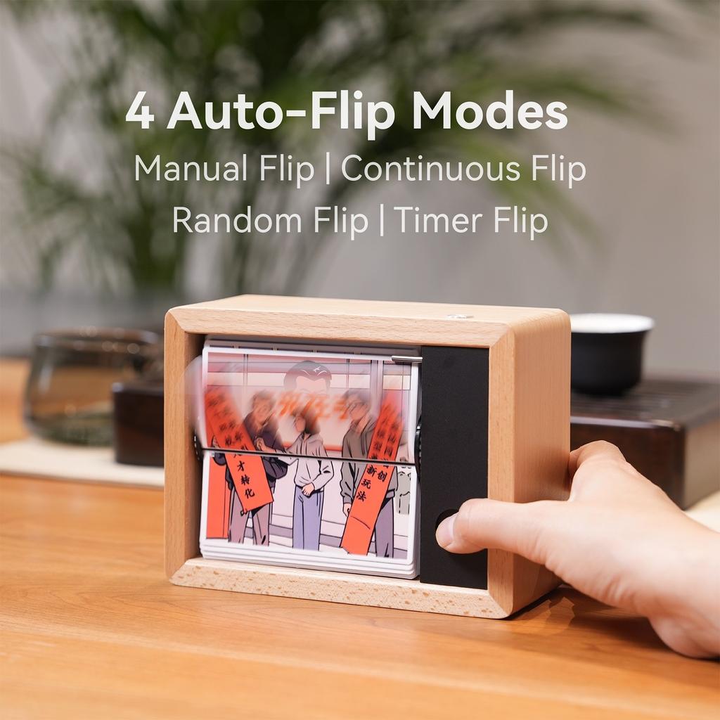 Personalized Family Album Retro Mechanical Hand-cranked Flip Page Album Custom Flip Page Album