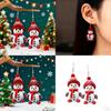 Festive Snowman Jewelry With Acrylic Finish And Cute Character For Christmas Gift Ideas