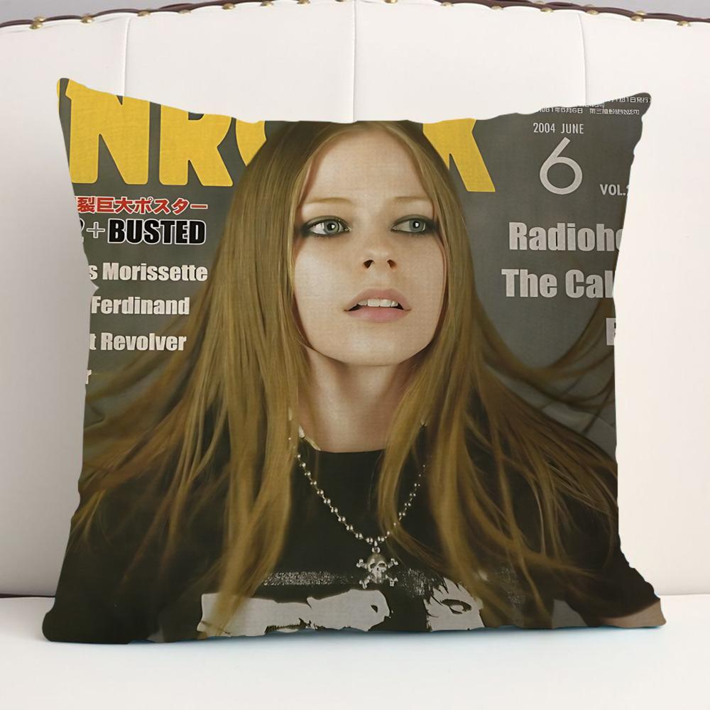 Avril Ramona Lavigne Stitch Lucky Dragon Pillow Cover Sofa Cushion Cover Home Room Decoration Children Gift