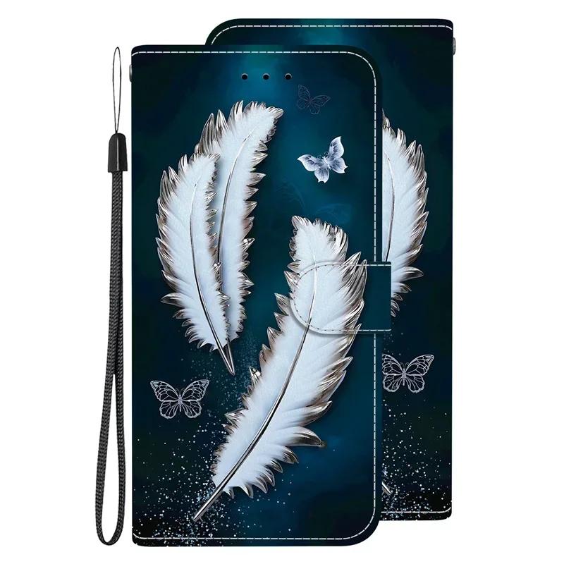 1/10VII Чехол для Sony Xperia 1VII 10VII Coque Мультяшный кожаный чехол для Sony 1VII Xperia 10VII Funda Чехол-книжка с кошельком