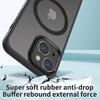Strong Magnetic Case for iPhone 13 Case &iPhone 14 Case [10FT-Grade Drop Tested & Compatible with MagSafe] Translucent Anti-Fingerprint Anti Shockproo