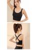 Женский спортивный бюстгальтер с высокой степенью поддержки, ударопрочный, со спинкой на бретелях
