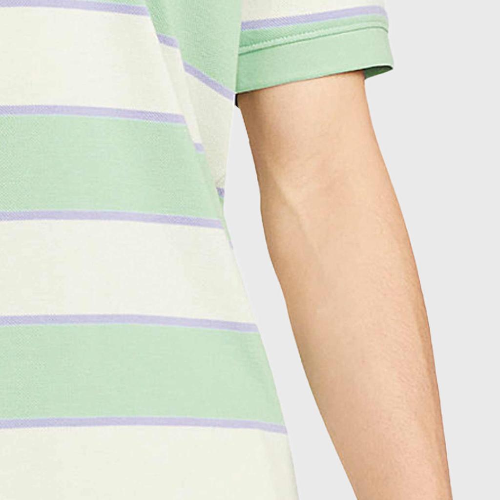 Nike Contrast Stripe Short Sleeve Polo Shirt Men Tops Green DH0901-308