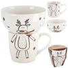 Porcelain mug with bowl for children, 2 pieces.